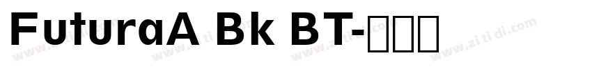 FuturaA Bk BT字体转换